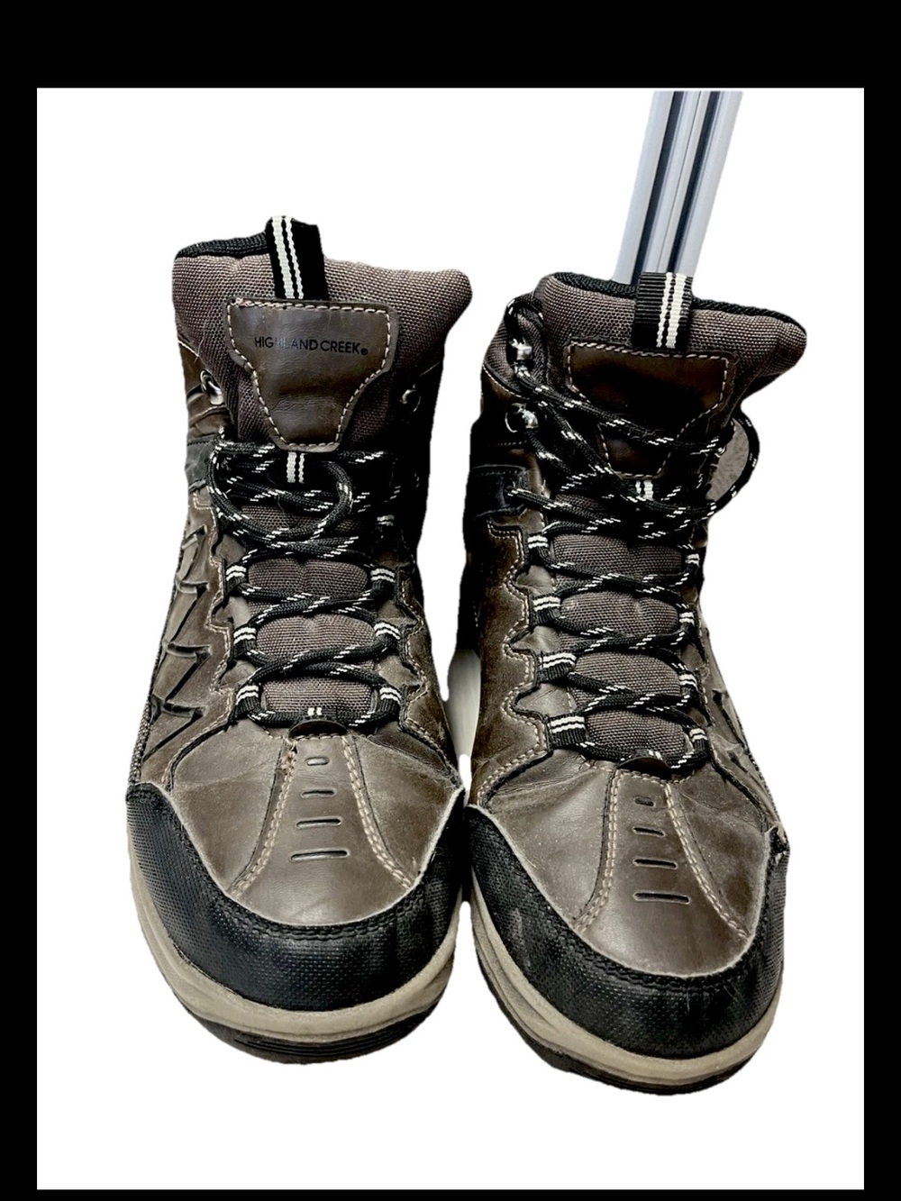 Highland creek Men’s Brown Hiking Boots size 10.5
